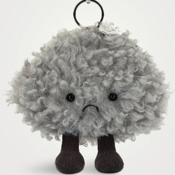 Jellycat Accessories - Jellycat storm cloud bag charm